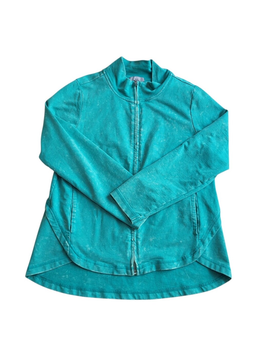 Habitat Clothes to Live In Turquoise River Wash Terry Chill Jacket Size S - Picture 7 of 11